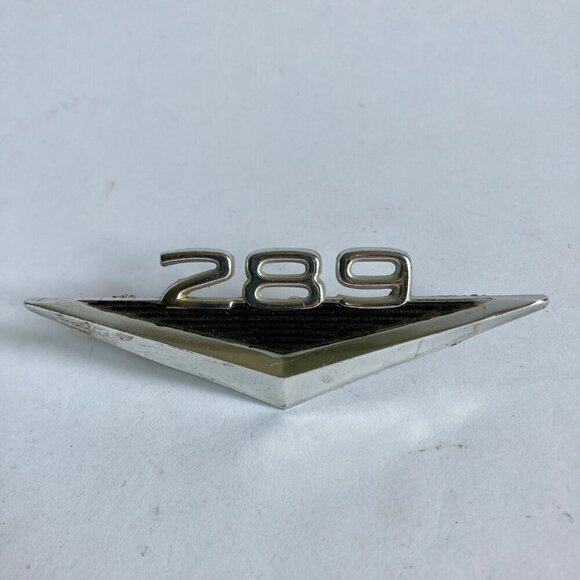 Vintage 1960's Ford Mustang 289 Emblem Chrome 4.5 OEM - Picture 1 of 3